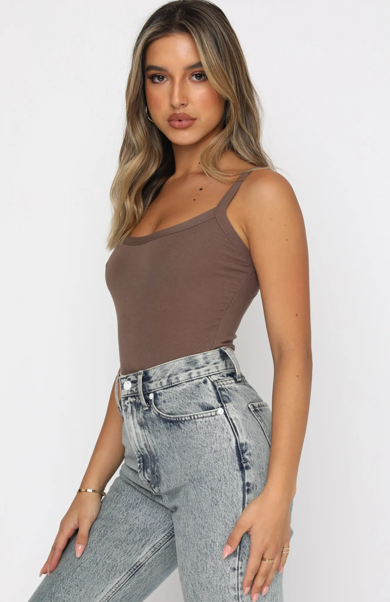 Shirts & Blouses | White Fox Boutique Hang On To Love Bodysuit Mocha brown
