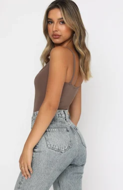 Shirts & Blouses | White Fox Boutique Hang On To Love Bodysuit Mocha brown