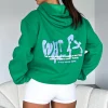 Jackets & Blazers | White Fox Boutique Happy Place Hoodie green