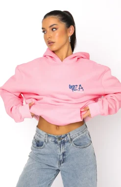 Jackets & Blazers | White Fox Boutique Happy Place Hoodie pink