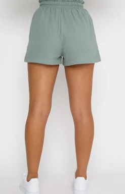 Shorts | White Fox Boutique Hard To Handle Shorts Sage green