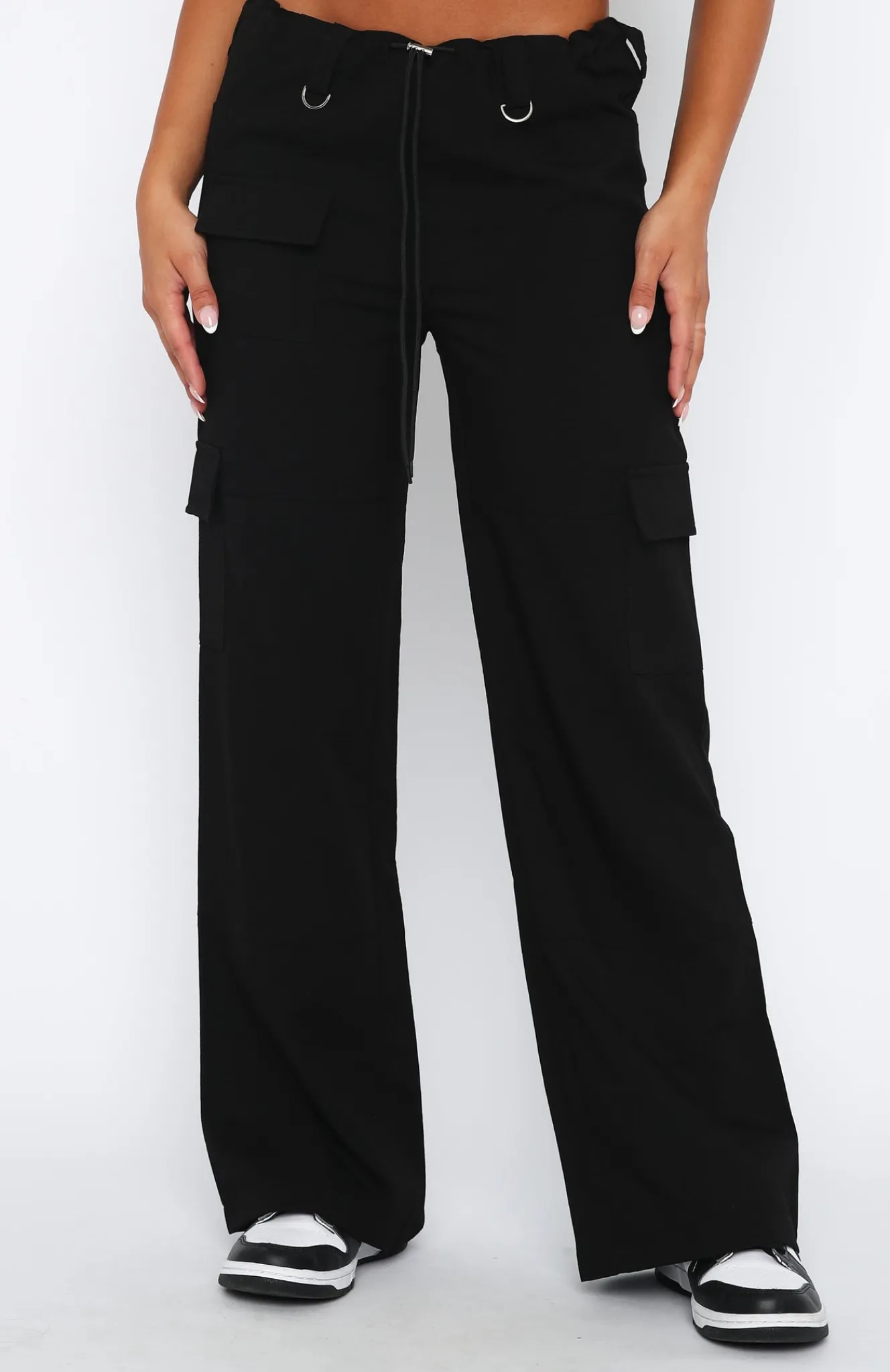 Pants | White Fox Boutique Headsprung Cargo Pants black