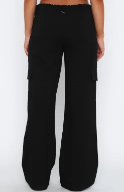 Pants | White Fox Boutique Headsprung Cargo Pants black