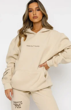 Jackets & Blazers | White Fox Boutique Heartbreak Hotel Hoodie Sand nude