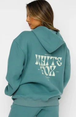Jackets & Blazers | White Fox Boutique Heartbreak Hotel Hoodie Teal green