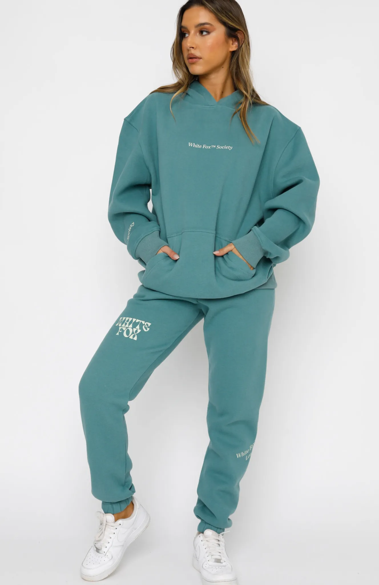 Jackets & Blazers | White Fox Boutique Heartbreak Hotel Hoodie Teal green