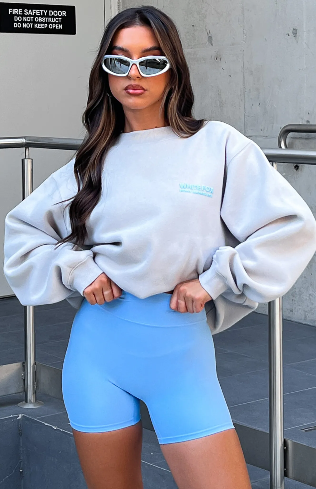 Jackets & Blazers | White Fox Boutique Heartbreak Oversized Sweater Lunar grey