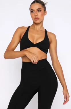 Sports Bras & Crops | White Fox Boutique High Definition Sports Bra black
