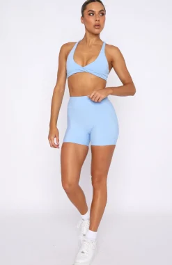 Sports Bras & Crops | White Fox Boutique High Definition Sports Bra Sky blue