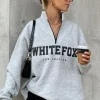 Jackets & Blazers | White Fox Boutique High Standard Zip Front Sweater Marle grey