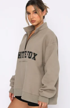 Jackets & Blazers | White Fox Boutique High Standard Zip Front Sweater Mocha brown