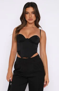 Shirts & Blouses | White Fox Boutique Hold On To You Bustier black
