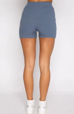 Shorts | White Fox Boutique I Need This Shorts Steel blue