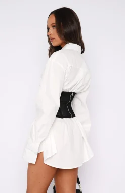 Shirts & Blouses | White Fox Boutique I'm The One Mesh Corset black