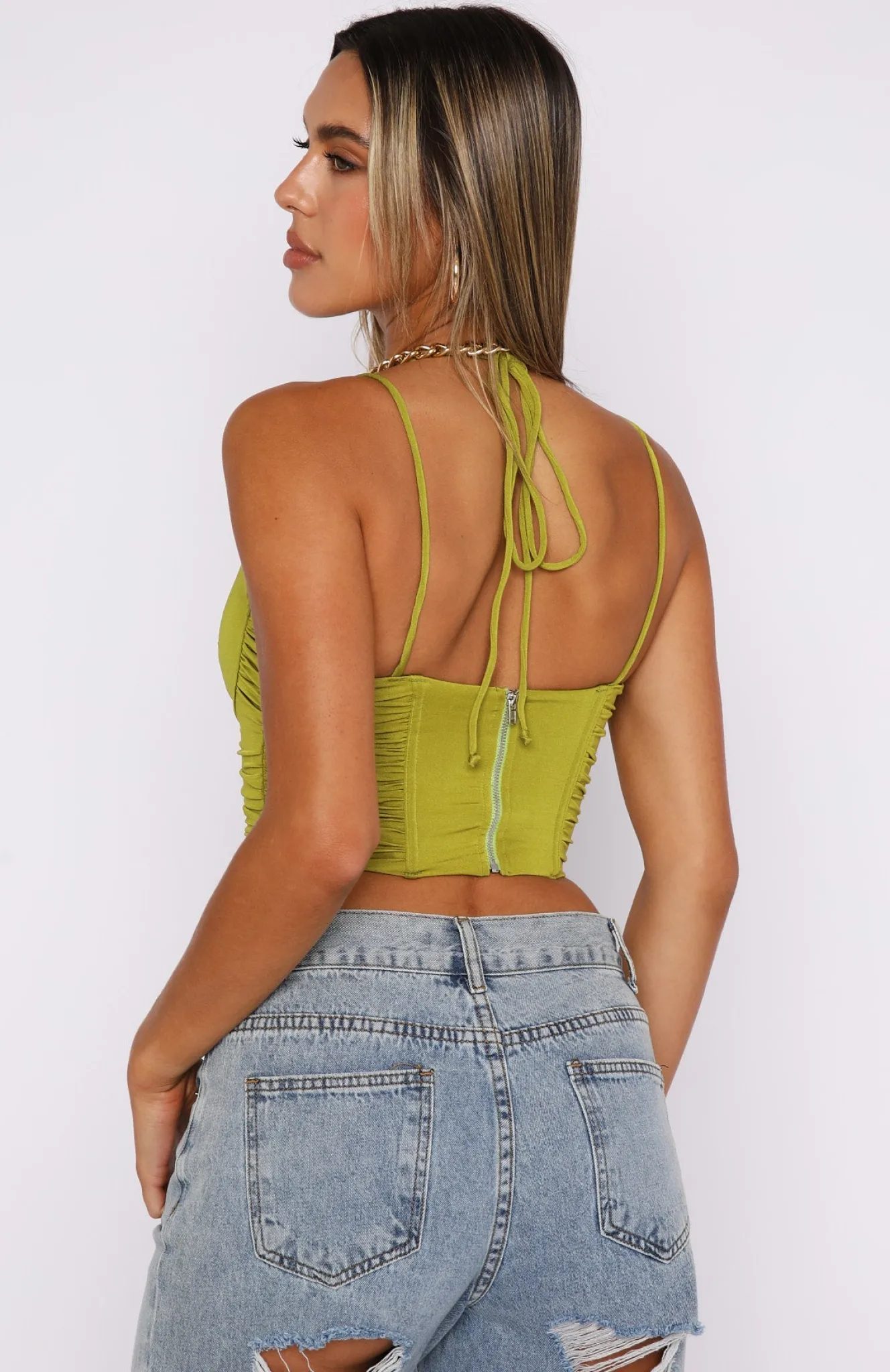 Shirts & Blouses | White Fox Boutique Imagine Bustier Matcha green