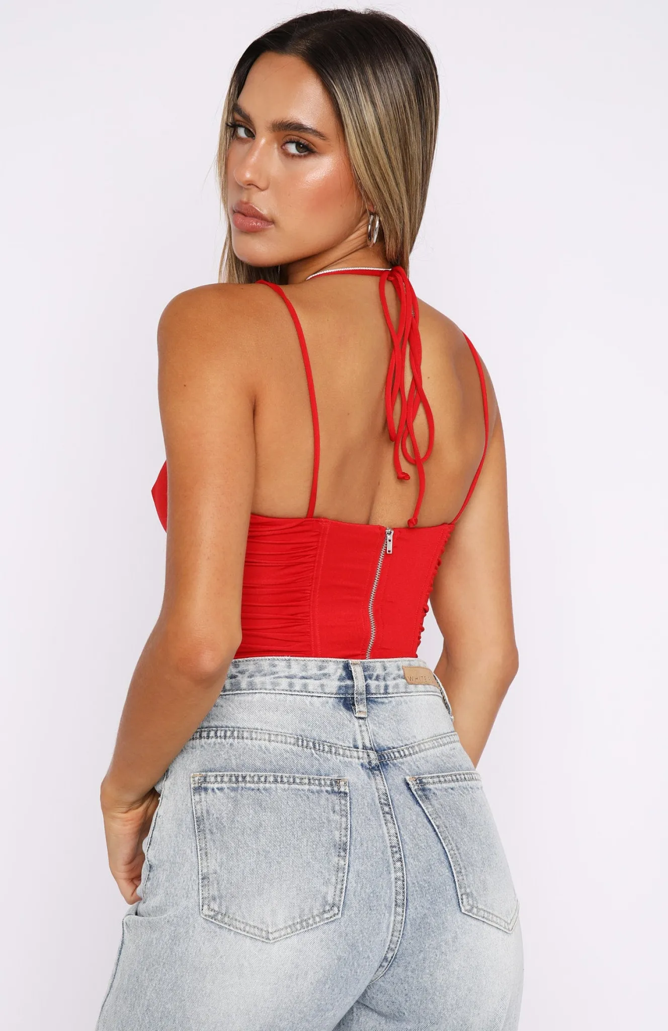Shirts & Blouses | White Fox Boutique Imagine Bustier red