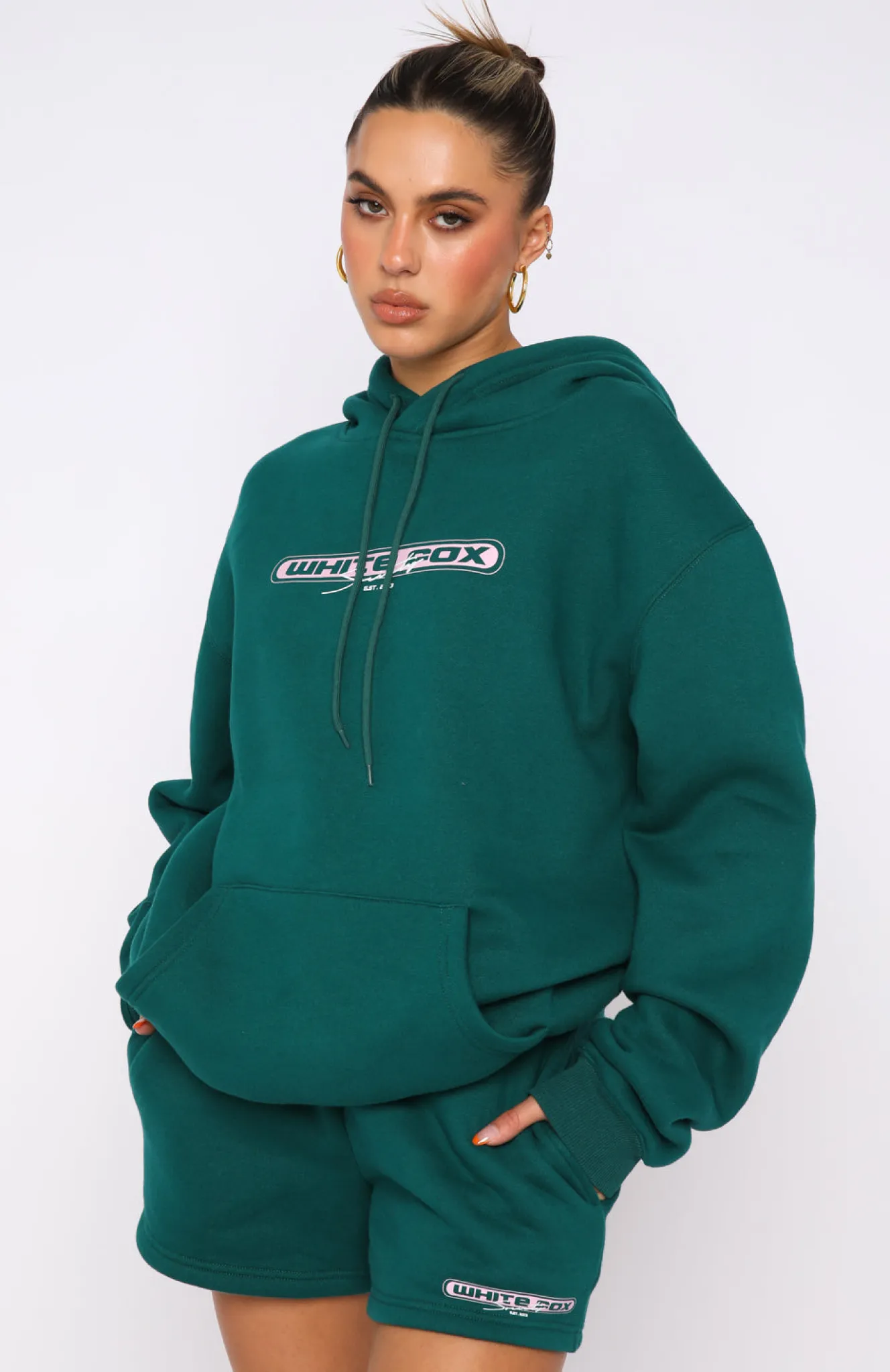Jackets & Blazers | White Fox Boutique Impress Me Hoodie green