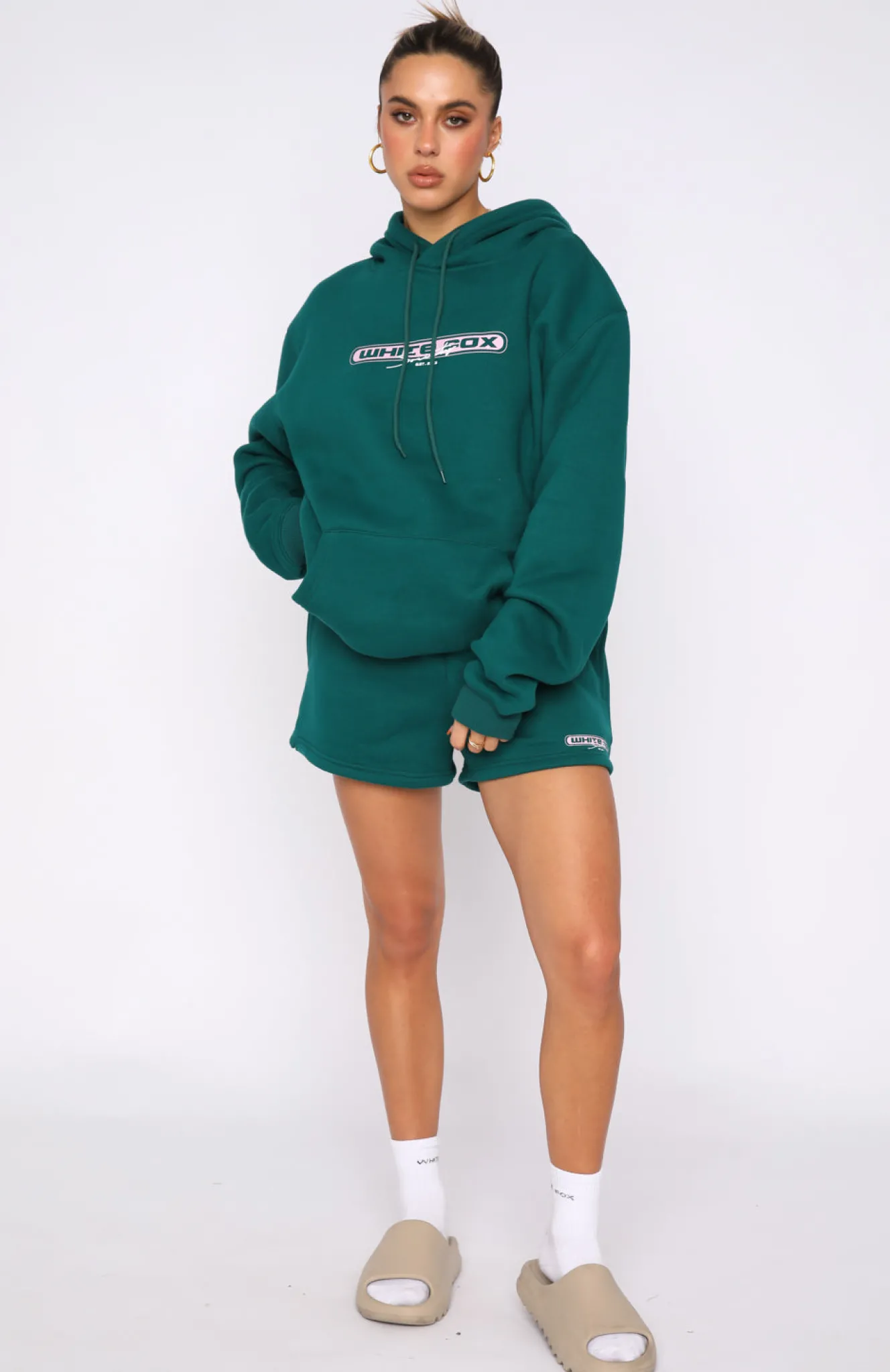 Jackets & Blazers | White Fox Boutique Impress Me Hoodie green