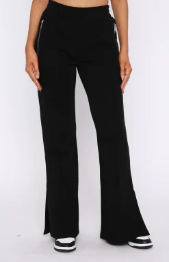 Sweatpants | White Fox Boutique In Another Life Sweatpants black