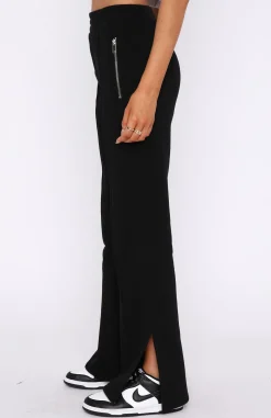 Sweatpants | White Fox Boutique In Another Life Sweatpants black