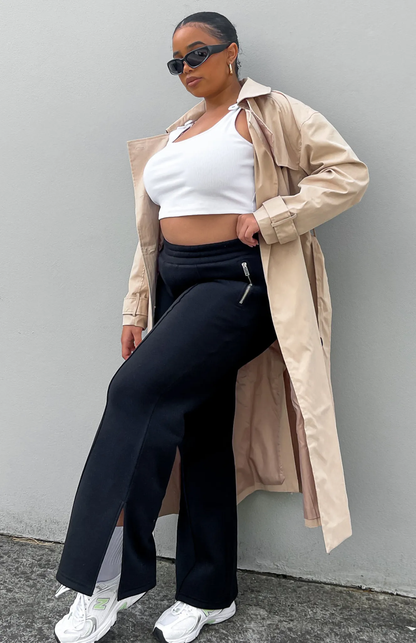 Sweatpants | White Fox Boutique In Another Life Sweatpants black