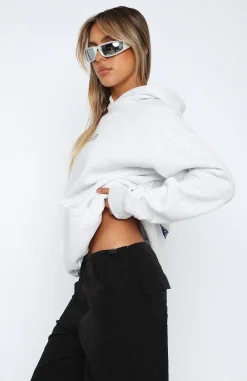 Jackets & Blazers | White Fox Boutique In Transit Oversized Hoodie Marle grey