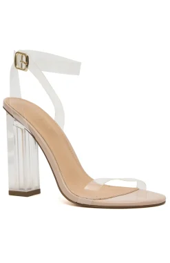 Heels | White Fox Boutique India Heels Patent nude