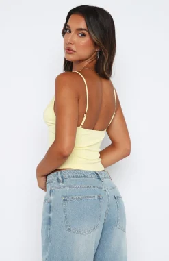 Shirts & Blouses | White Fox Boutique Infatuation Cami Lemon yellow