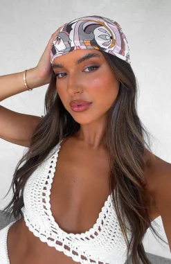 Headwear | White Fox Boutique Island Breeze Sarong Geo Print multi