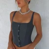 Shirts & Blouses | White Fox Boutique It's You Crop Charcoal grey