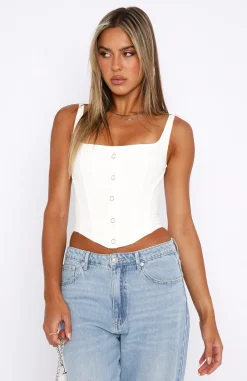 Shirts & Blouses | White Fox Boutique It's You Crop white