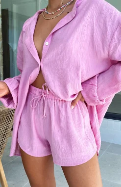 Resort Wear | White Fox Boutique I've Got A Feeling Shorts pink