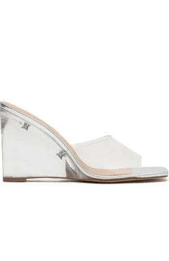 Heels | White Fox Boutique Jaz Wedges silver