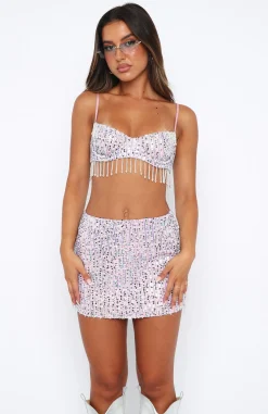 Shirts & Blouses | White Fox Boutique Just A Dream Crop pink