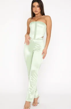 Pants | White Fox Boutique Just Between Us Pants Sage green