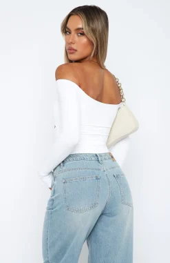 Shirts & Blouses | White Fox Boutique Just The Intro Bodysuit white