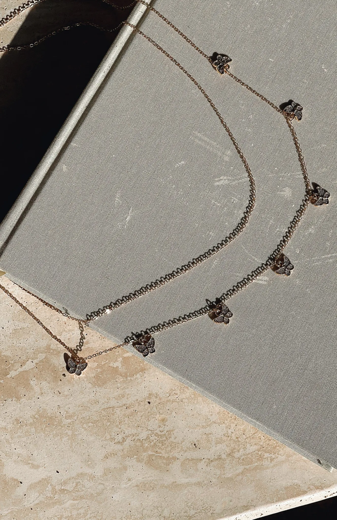 Jewellery | White Fox Boutique Kartia Butterfly Body Chain gold