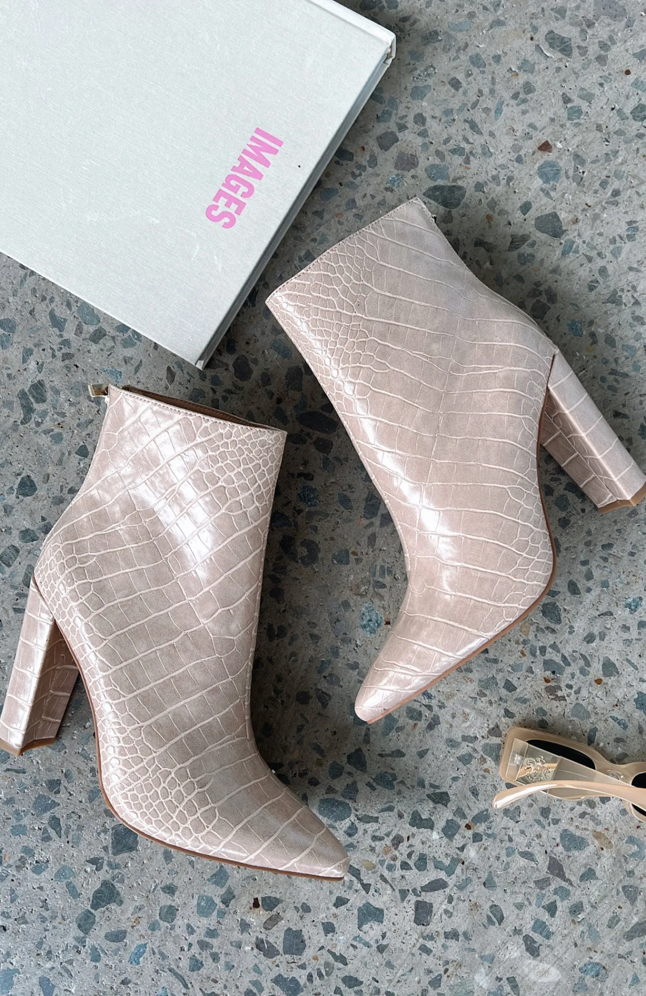 Boots | White Fox Boutique Kayla Boots Croc nude