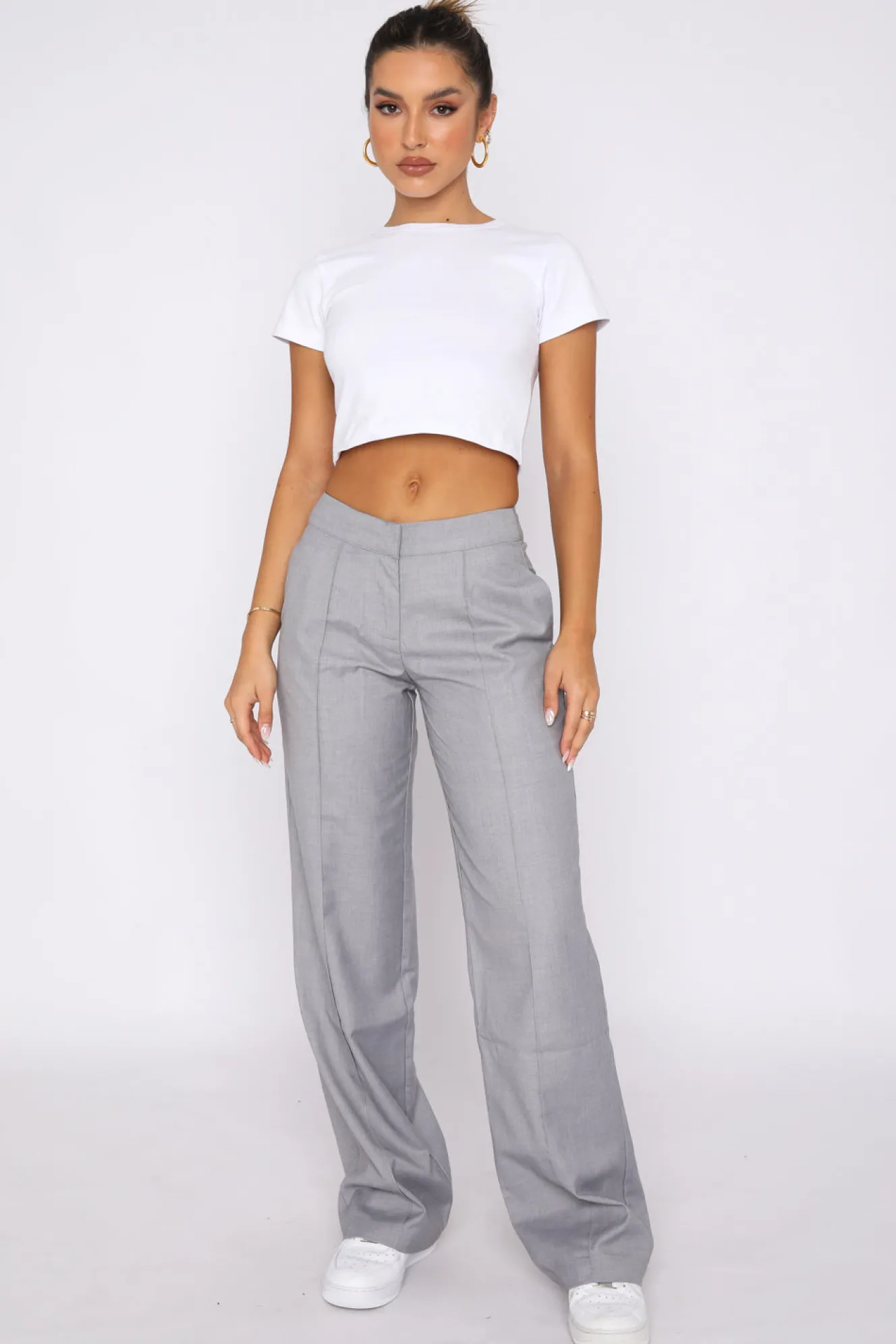 Pants | White Fox Boutique Keep It Cool Pants grey