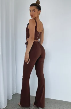 Shirts & Blouses | White Fox Boutique Keep Me Close Bustier Chocolate brown