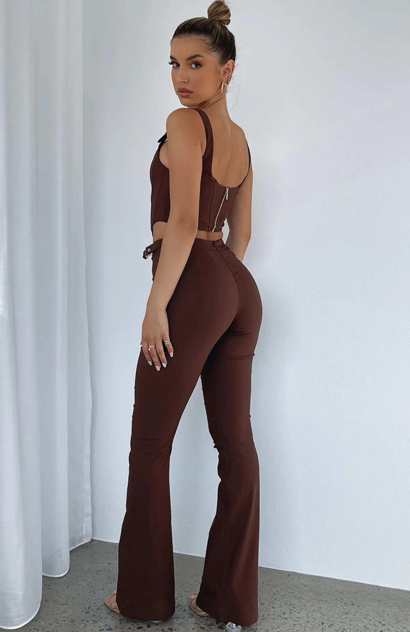 Shirts & Blouses | White Fox Boutique Keep Me Close Bustier Chocolate brown