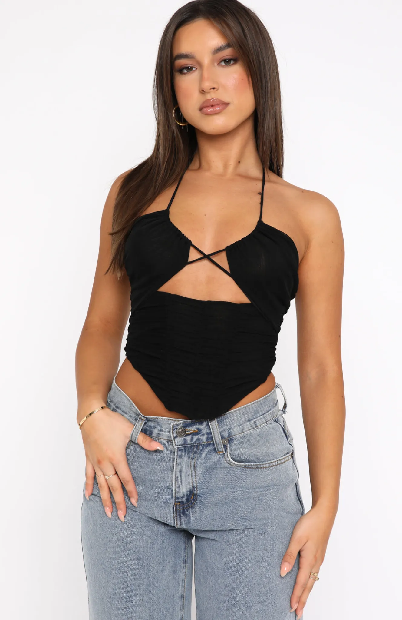 Shirts & Blouses | White Fox Boutique Keep Me Tame Bustier black