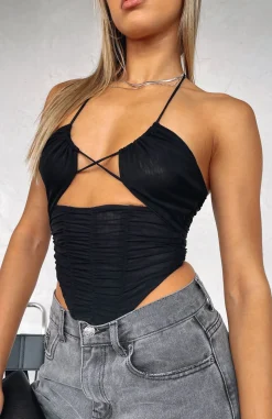 Shirts & Blouses | White Fox Boutique Keep Me Tame Bustier black