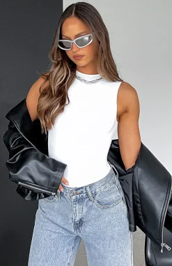 Shirts & Blouses | White Fox Boutique Keep You Around Bodysuit white