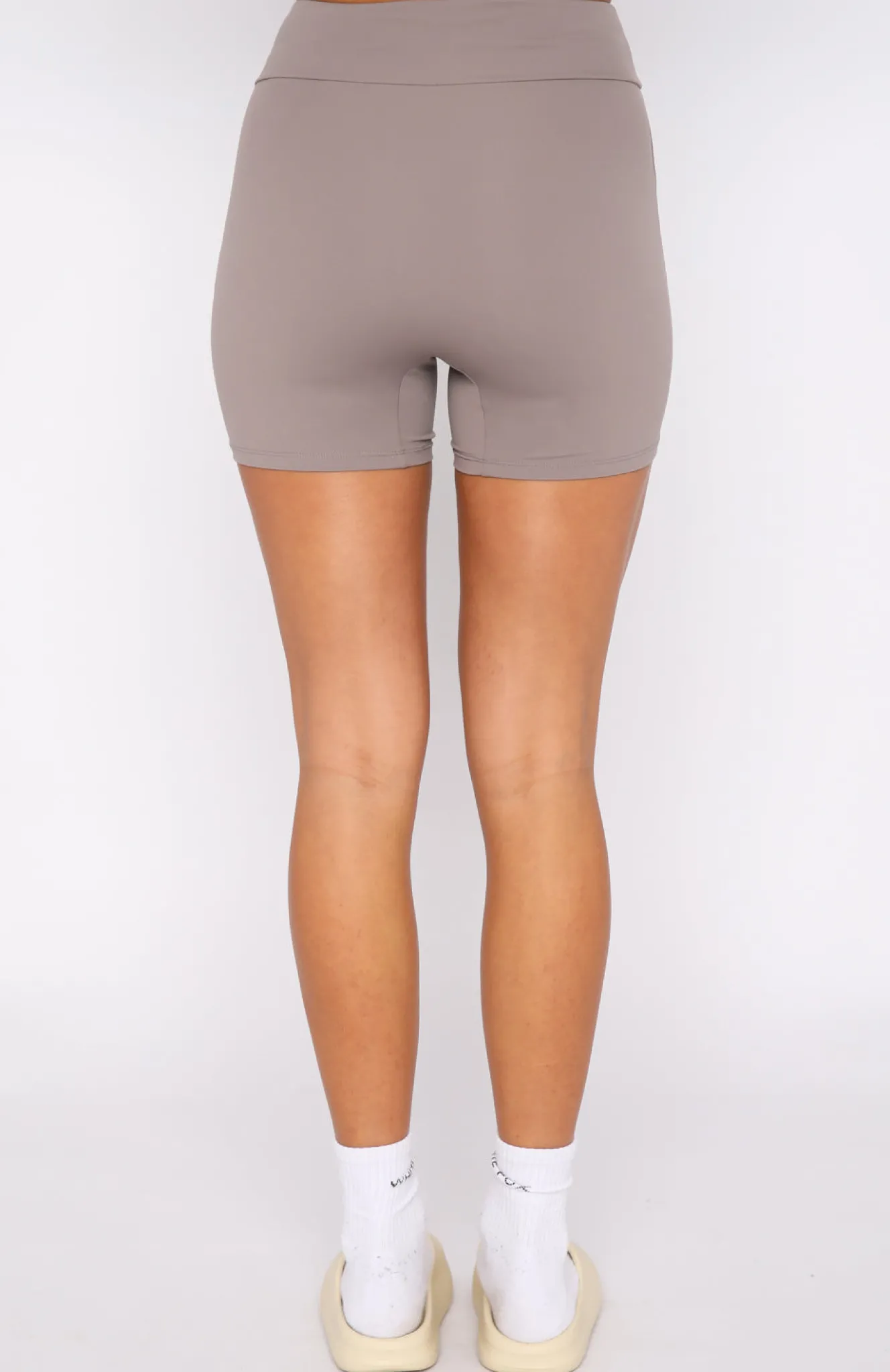 Shorts | White Fox Boutique Keeping Busy Bike Shorts Mocha brown