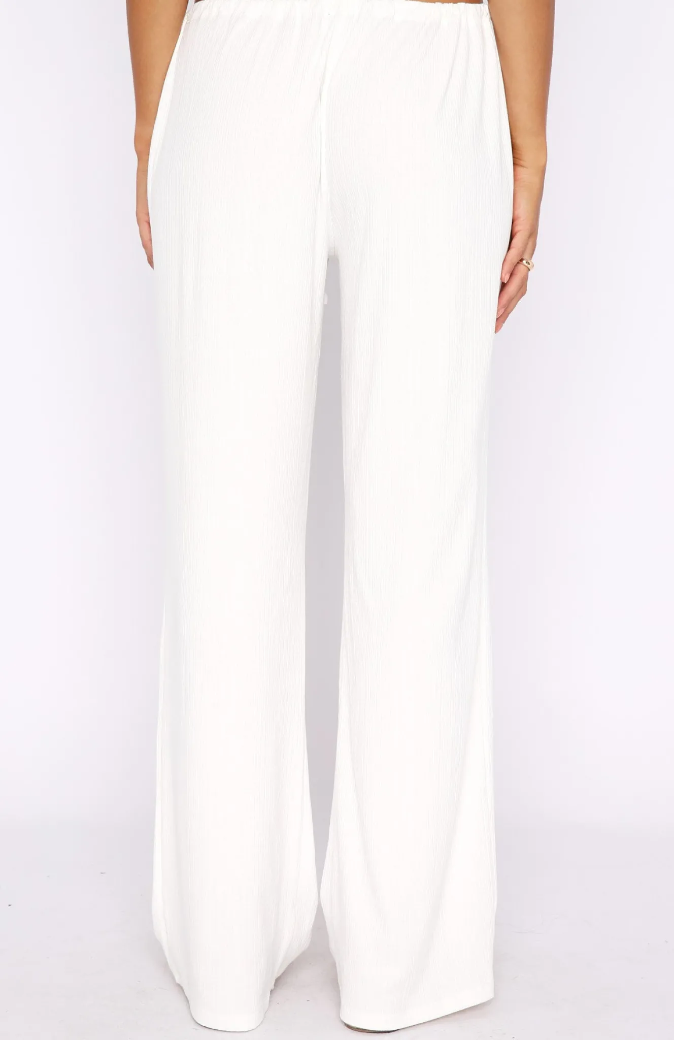 Pants | White Fox Boutique Keeping Score Pants white