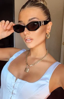 Sunglasses | White Fox Boutique Kensington Sunglasses black