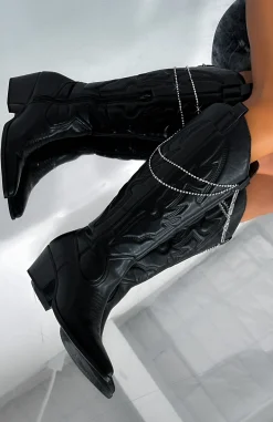 Boots | White Fox Boutique Kylie Cowboy Boots black