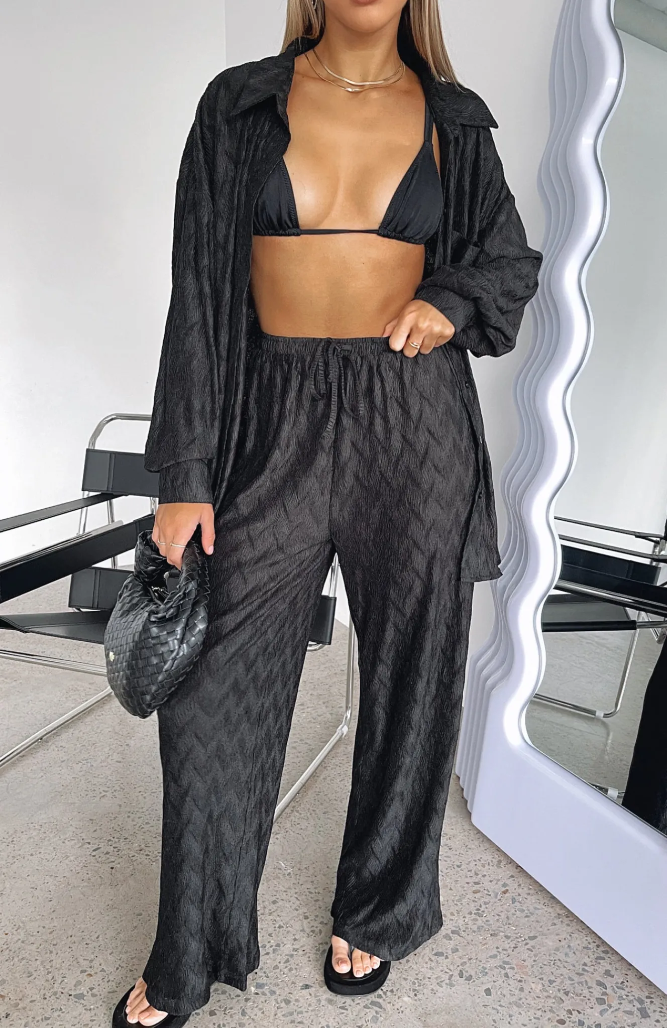 Pants | White Fox Boutique Late Night Pants black