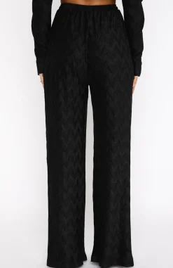 Pants | White Fox Boutique Late Night Pants black